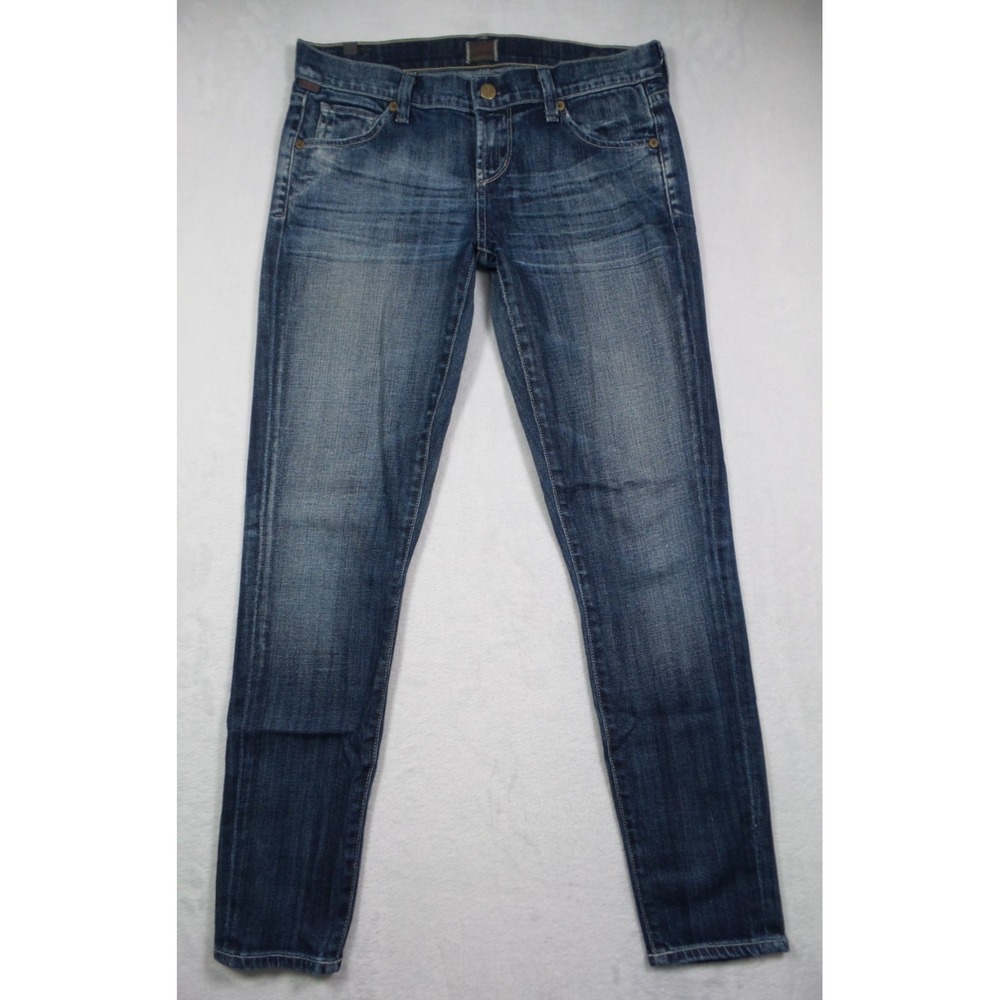 COH Citizens of Humanity Jeans Womens 26 Blue Denim Phantom Cropped Skinny Leg